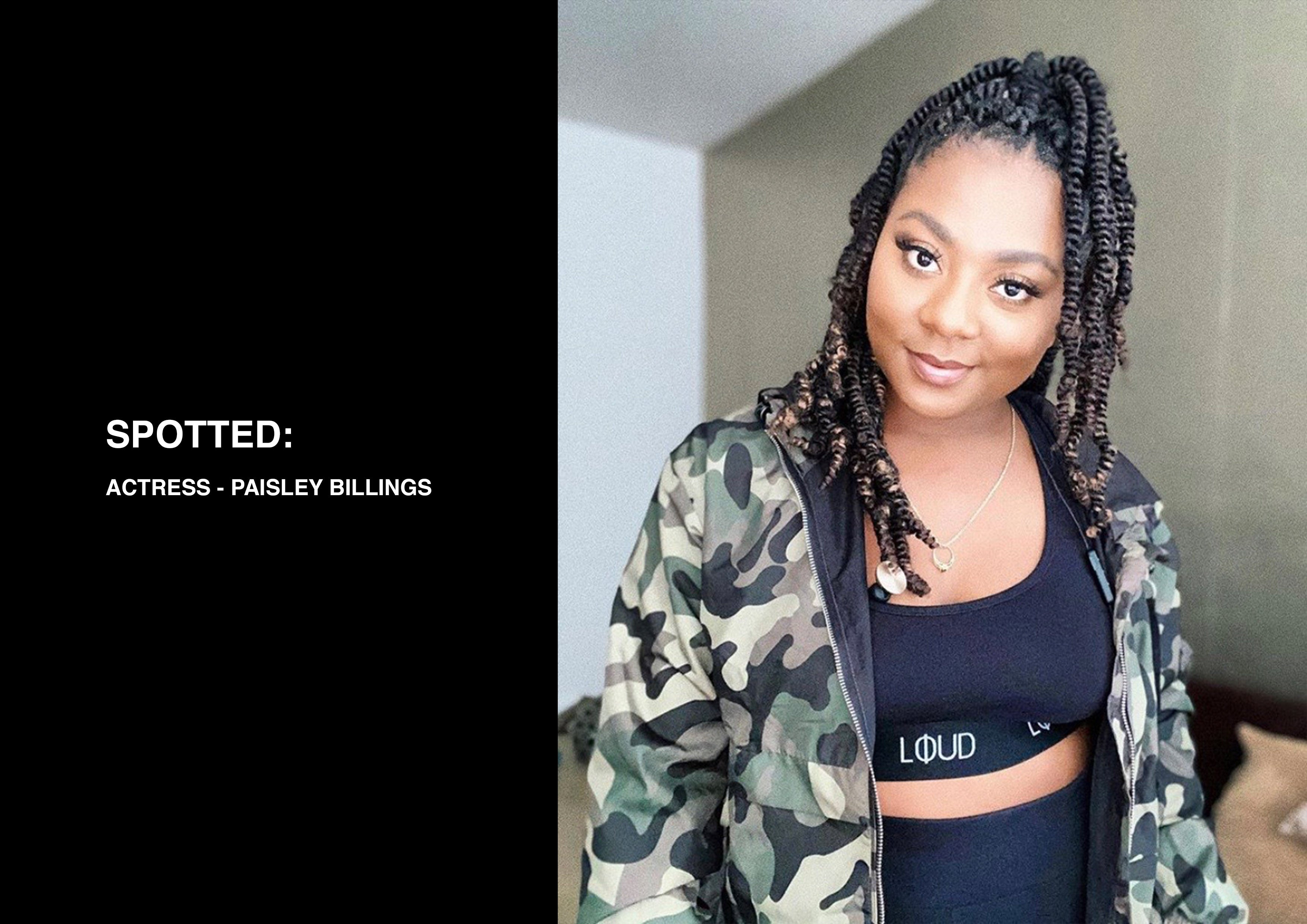 SPOTTED : ACTRESS - PAISLEY BILLINGS