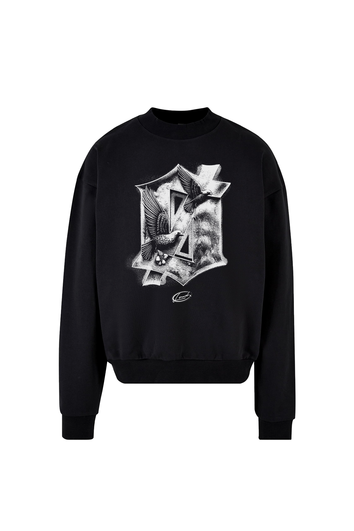 Loud Dove O Spray Black Sweatshirt