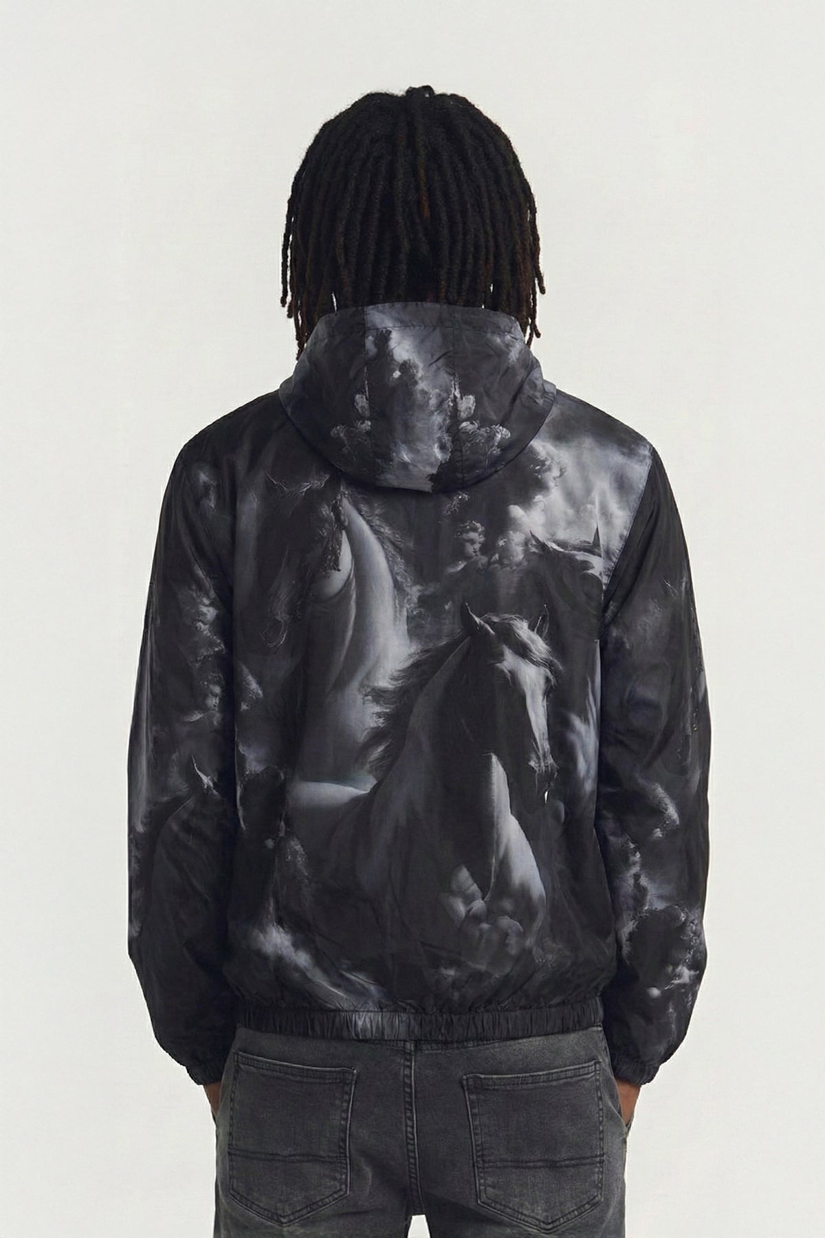 LOUD Horses Windbreaker Jacket - Live Look Loud