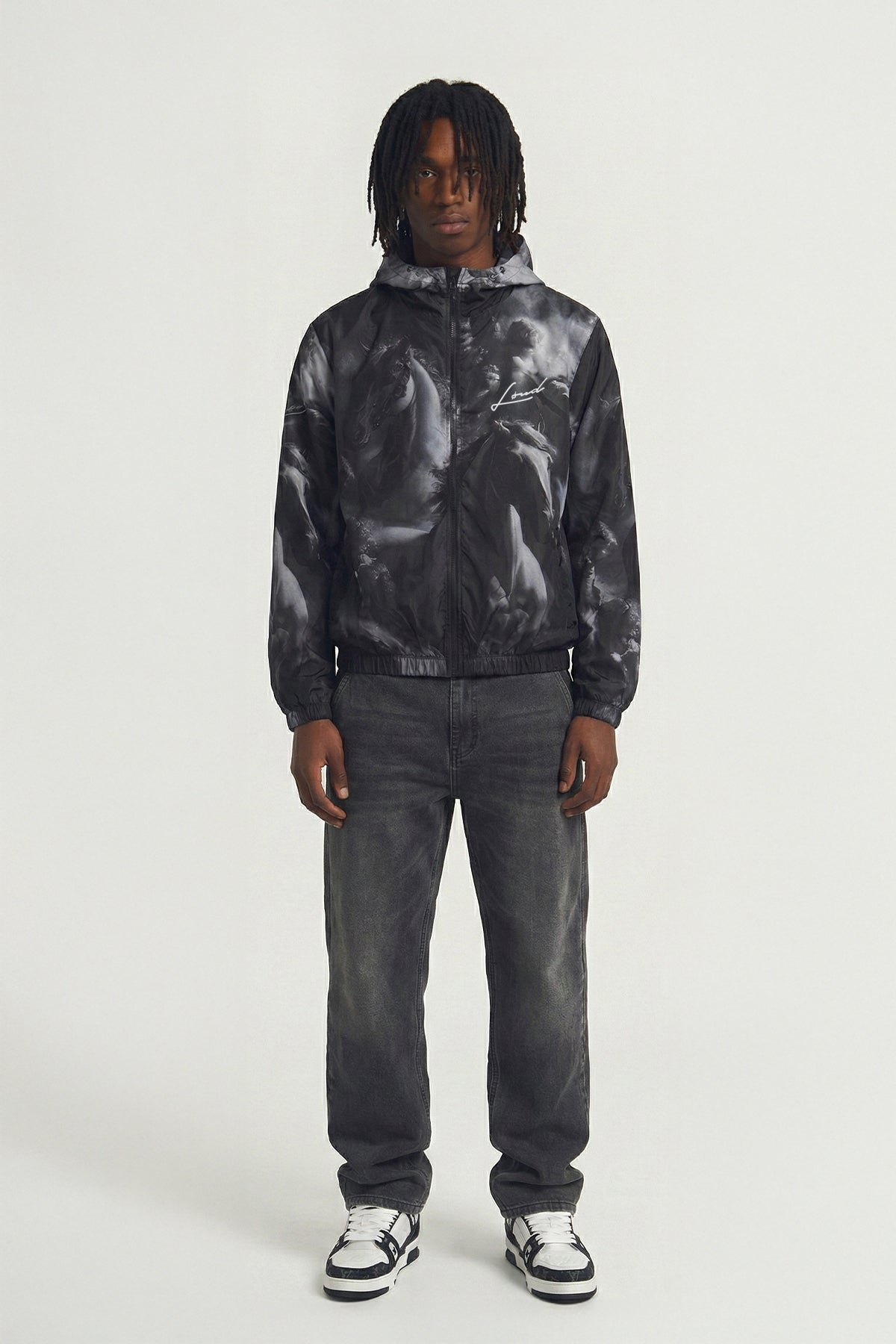 LOUD Horses Windbreaker Jacket - Live Look Loud
