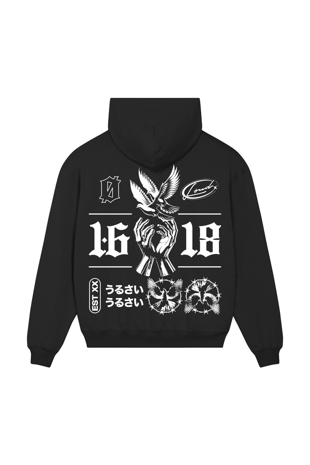 Loud Element Heavyweight Black Hoodie