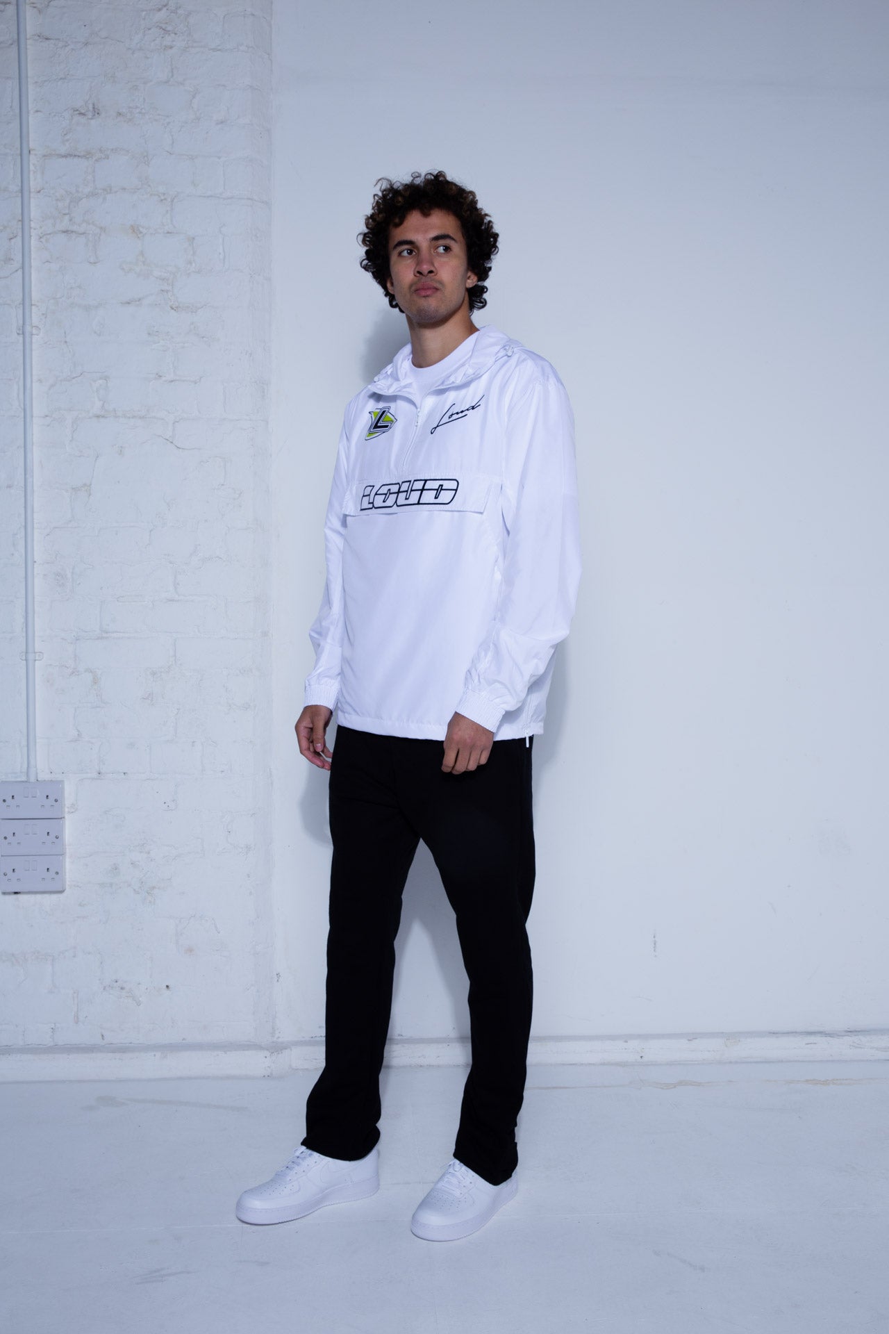 Loud Pullover Windbreaker - White