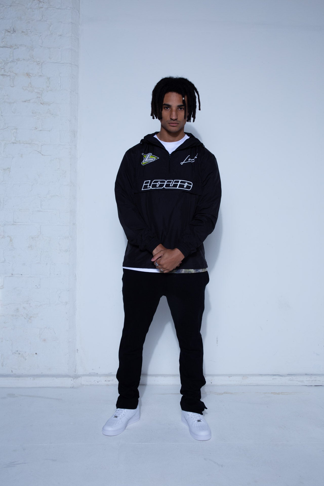 Loud Pullover Windbreaker - Black