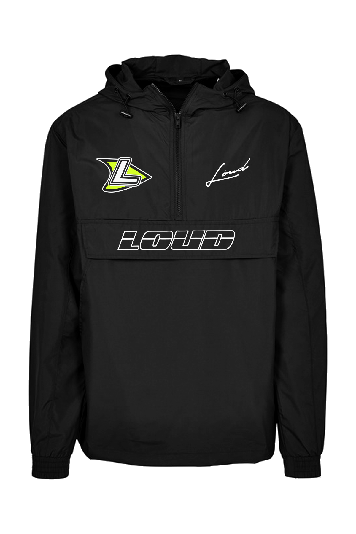 Loud Pullover Windbreaker - Black