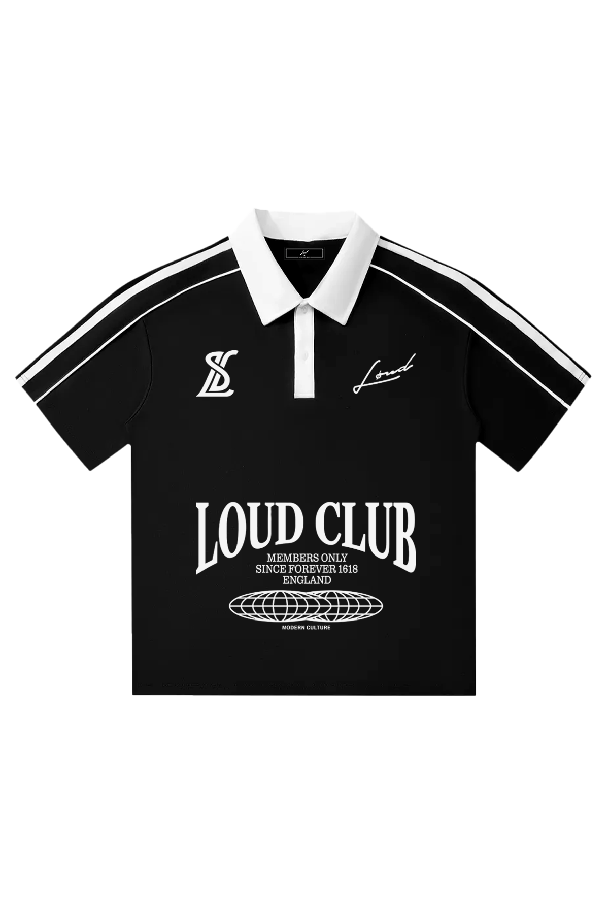 LOUD Club Tennis Polo - Live Look Loud