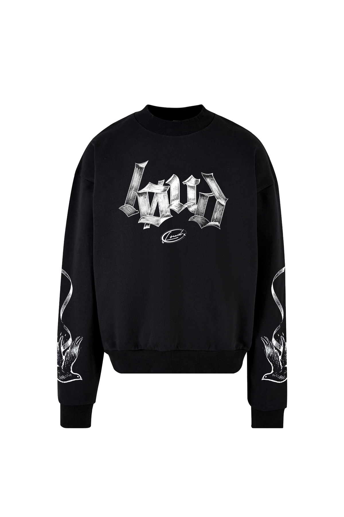 Loud Ribbon Black Sweatshirt