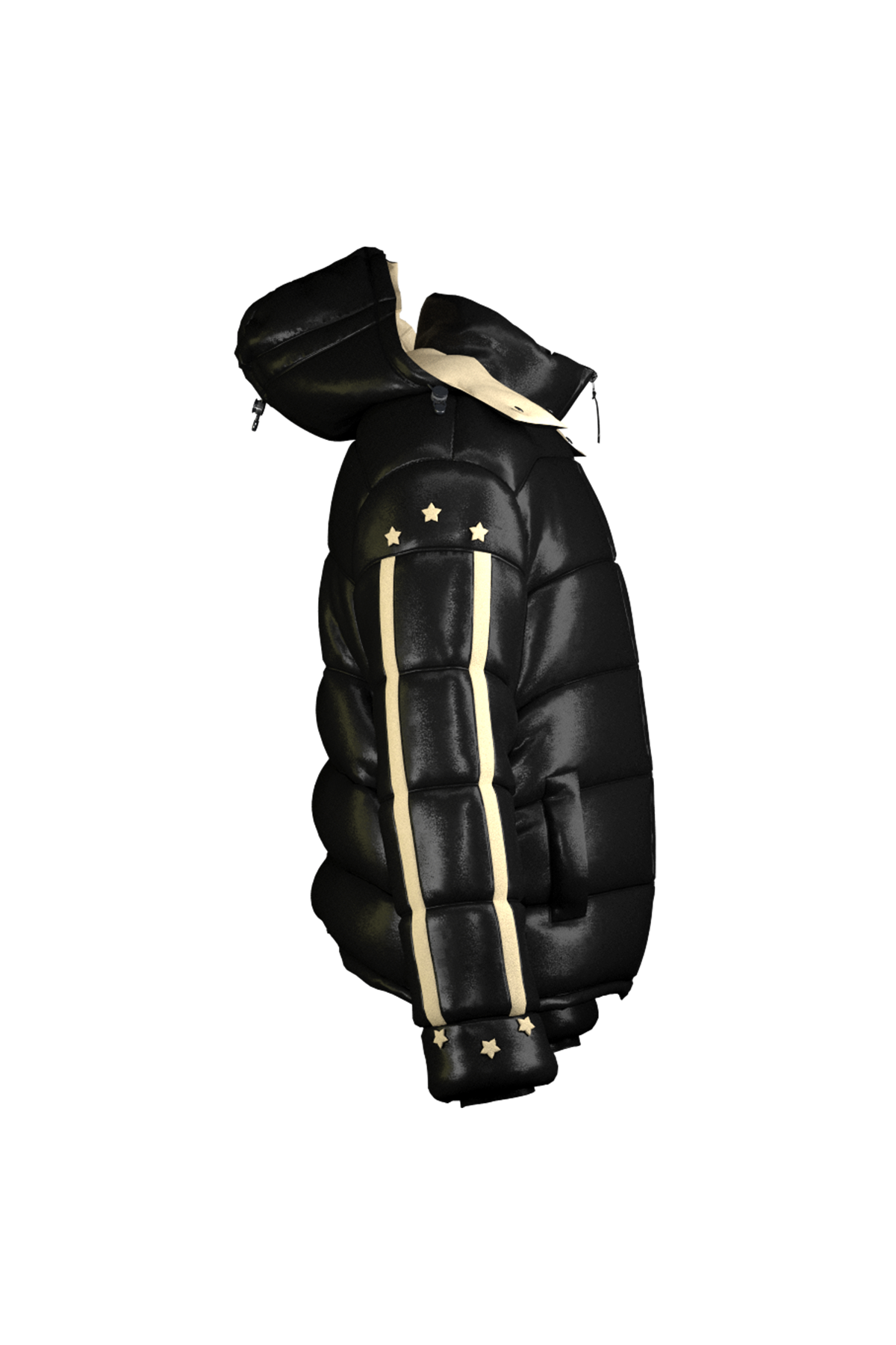 LOUD Stars Aligned Puffer Jacket