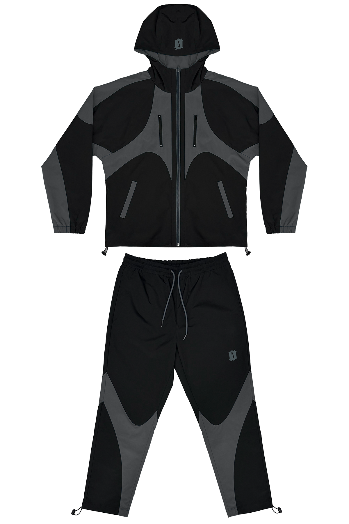 LOUD Oxford Stealth Tracksuit - Black and Grey