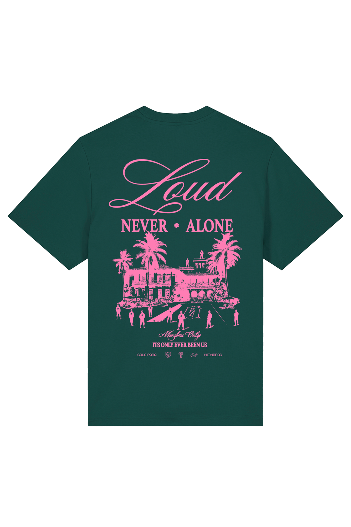 Loud Never Alone Green T-Shirt