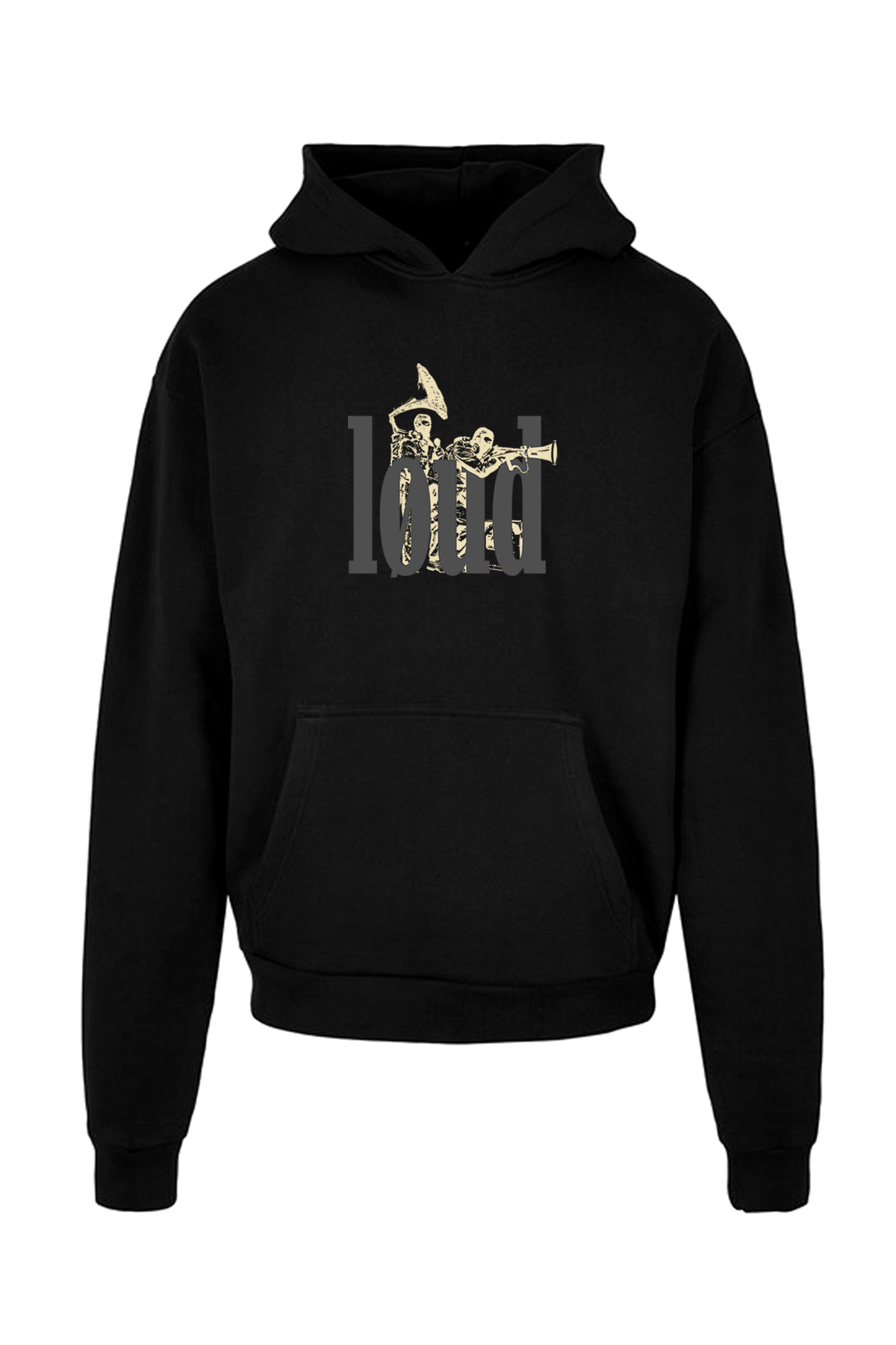 Loud On Sight Ultra Heavy Hoodie - Black