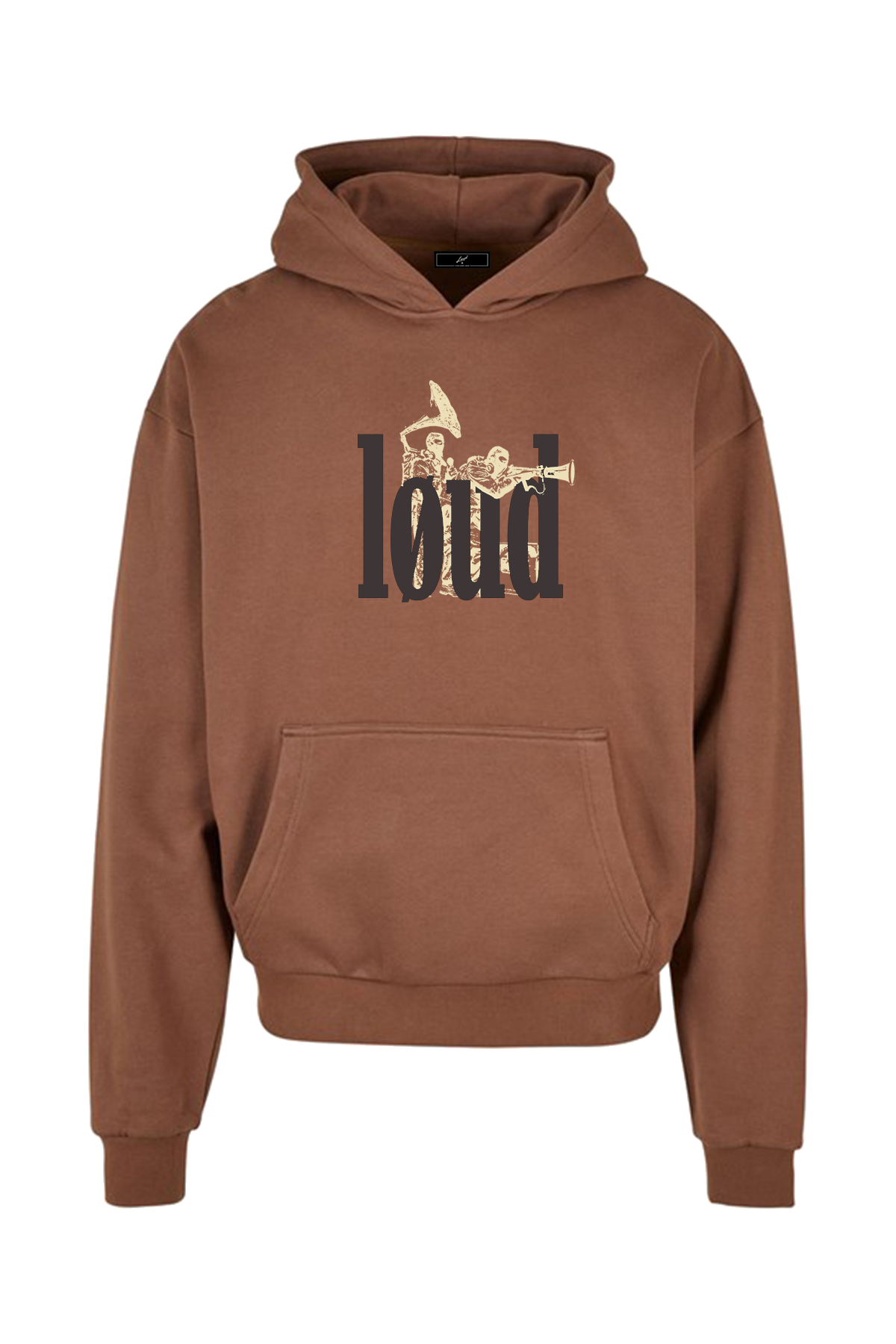Loud On Sight Ultra Heavy Hoodie - Brown