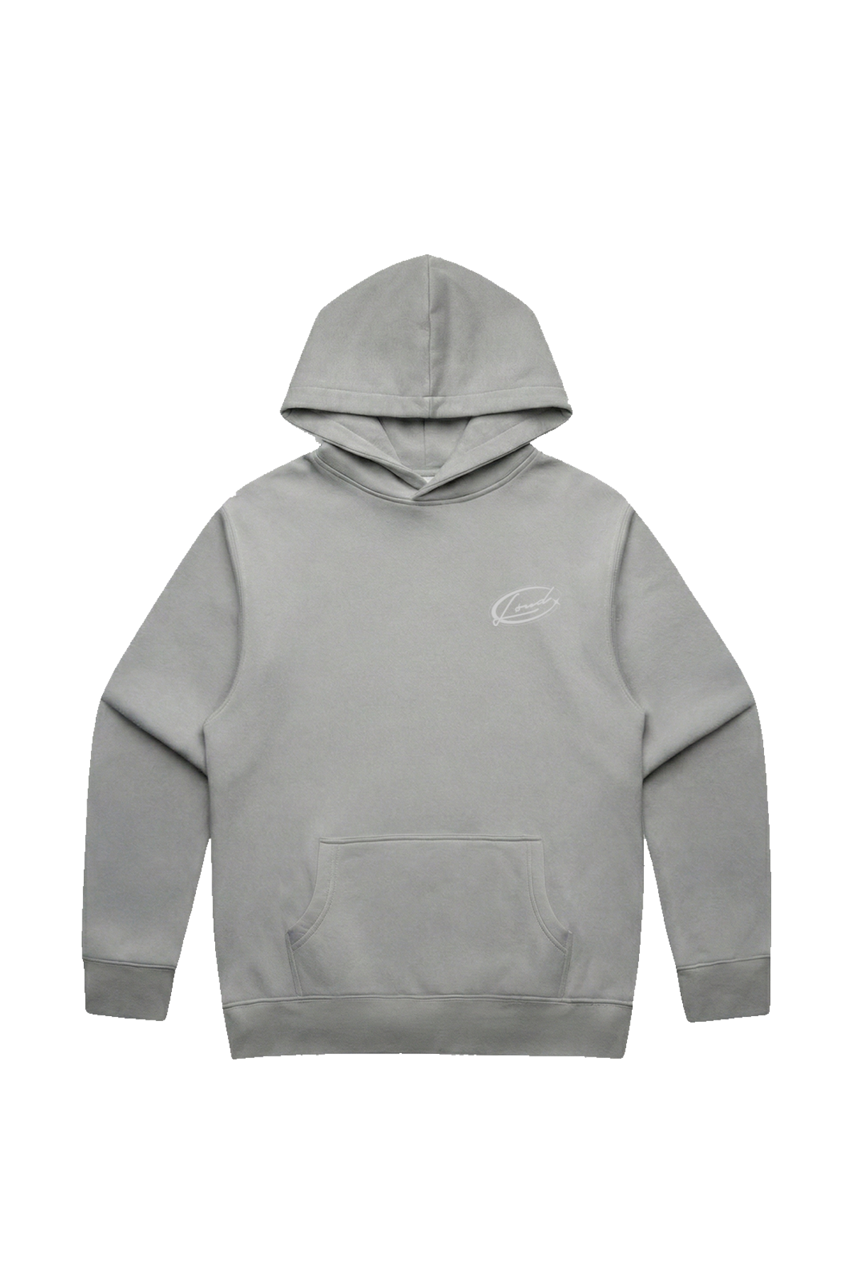LOUD Stone Grey Essential Hoodie - Live Look Loud