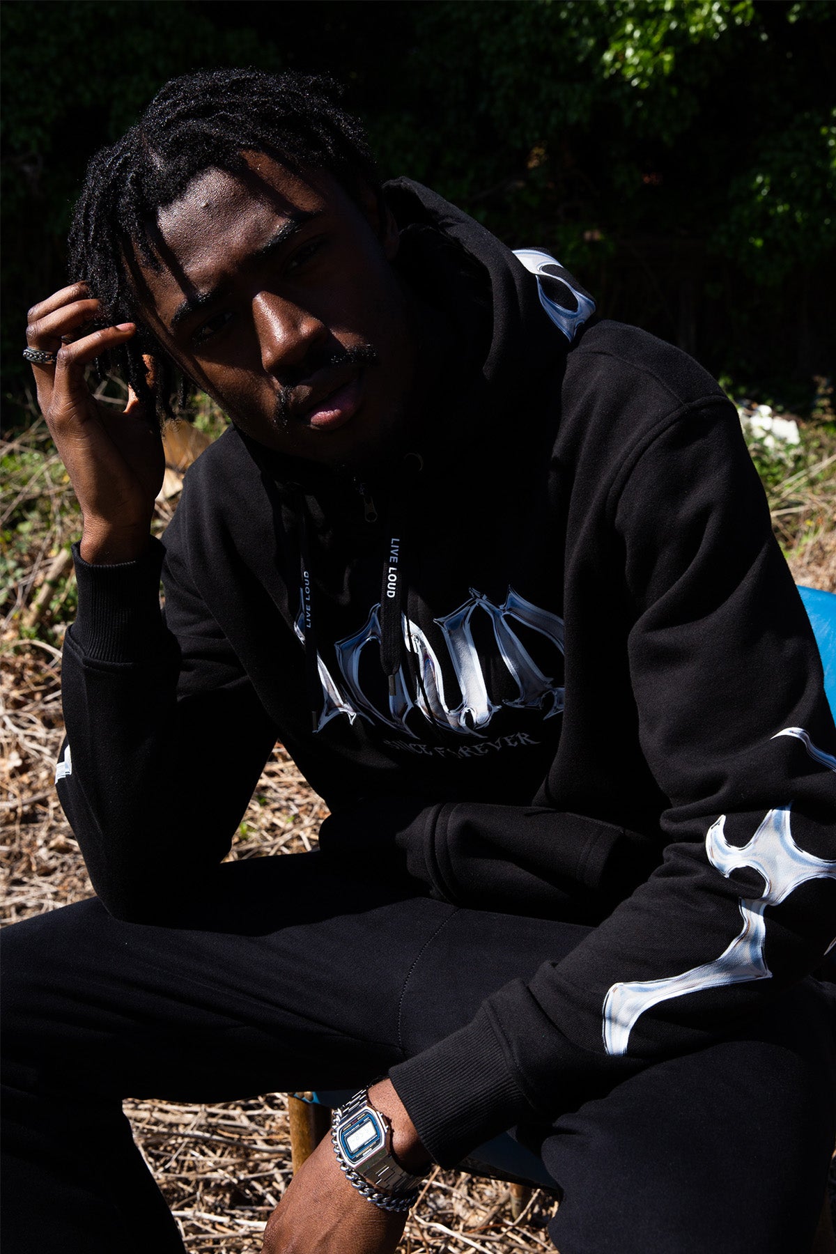 LOUD Chrome Zip Hoodie - Live Look Loud