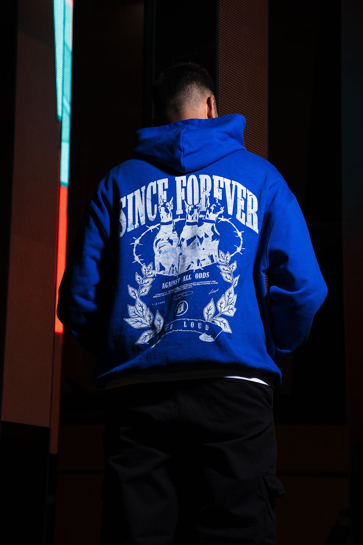 Since Forever III Hoodie - Blue - Live Look Loud