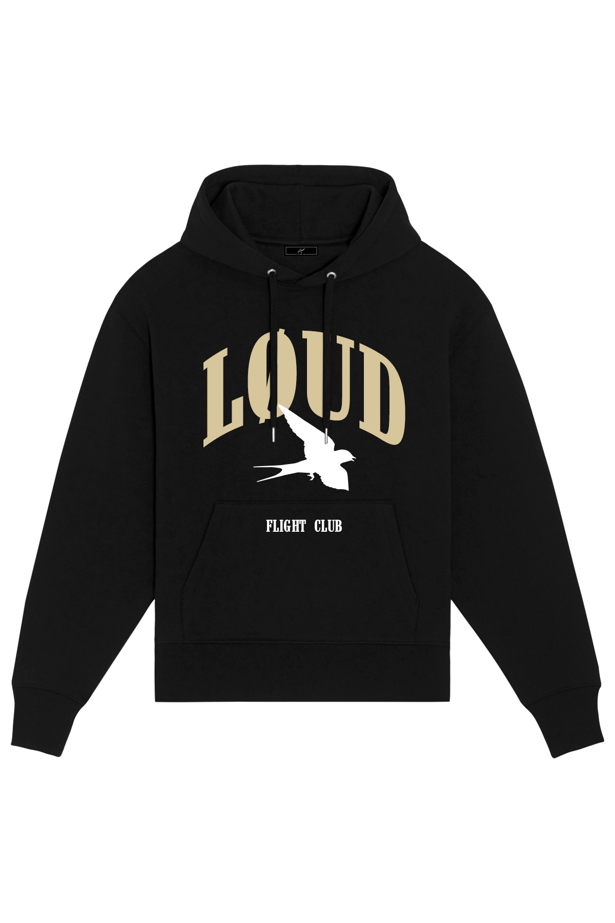 LOUD Flight Club Black Heavyweight Hoodie - Live Look Loud