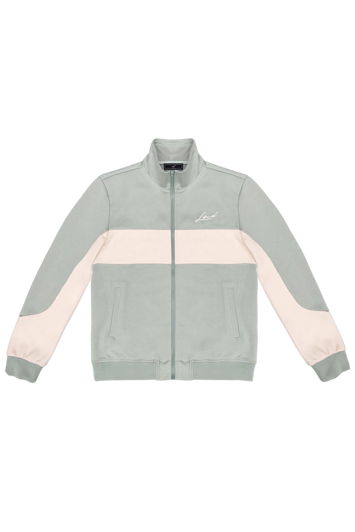 Loud Mint and Cream Track Jacket - Live Look Loud