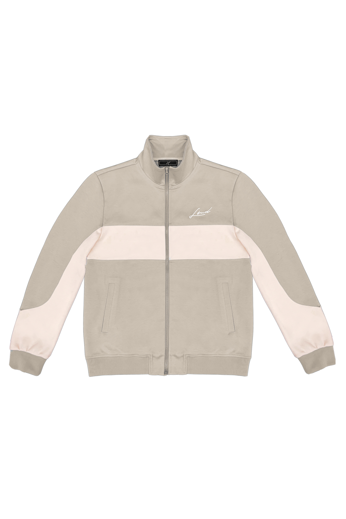 Loud Brown and Cream Track Jacket - Live Look Loud