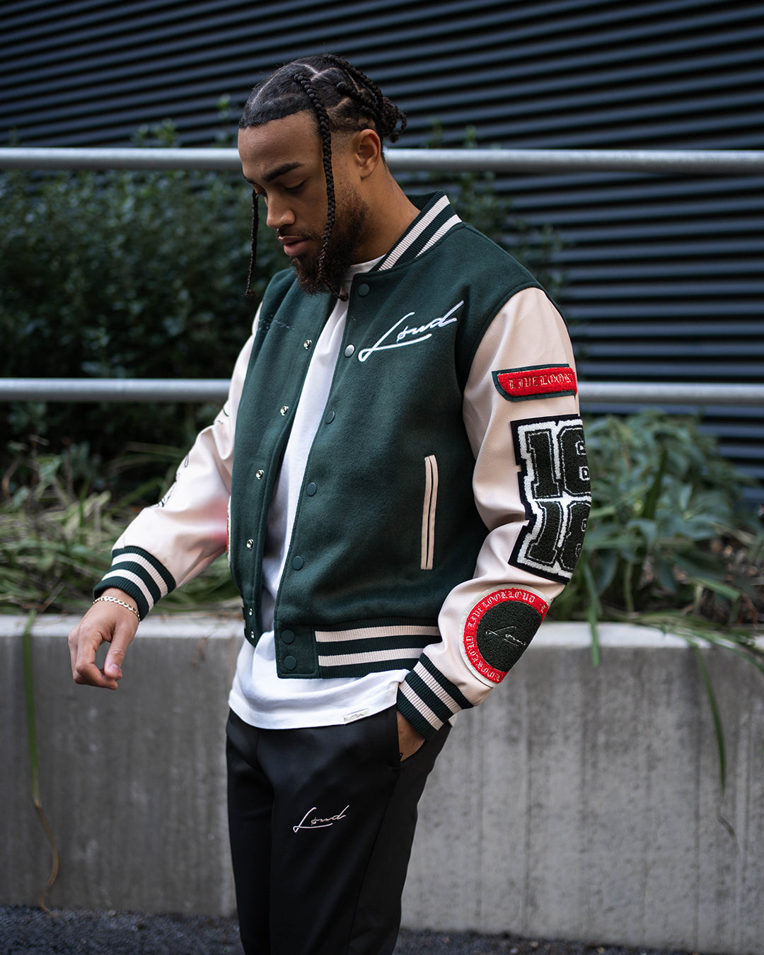 Loud Green Varsity Jacket (PRE-ORDER 11/11) - Live Look Loud