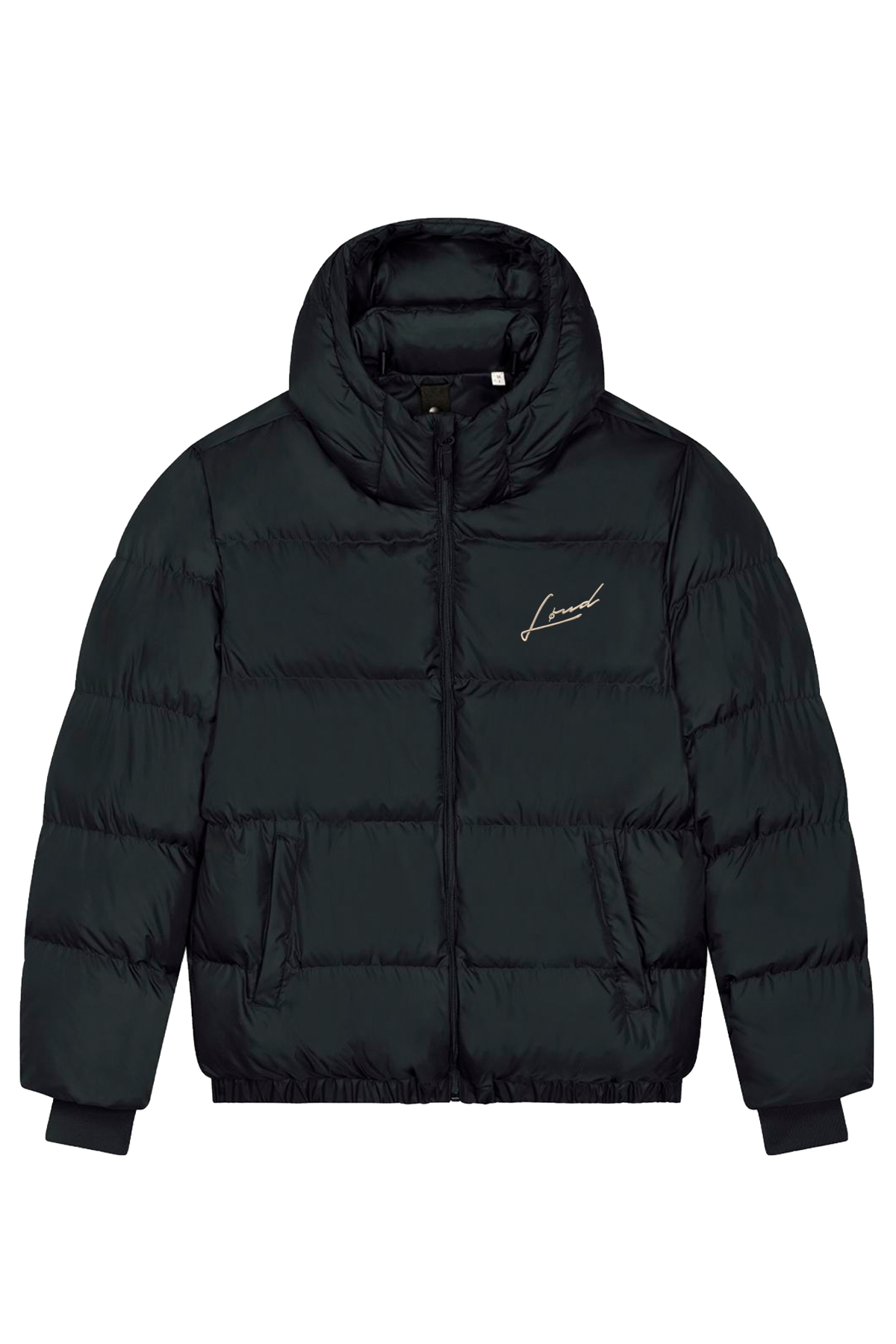 Loud Signature Puffer Jacket - Black - Live Look Loud
