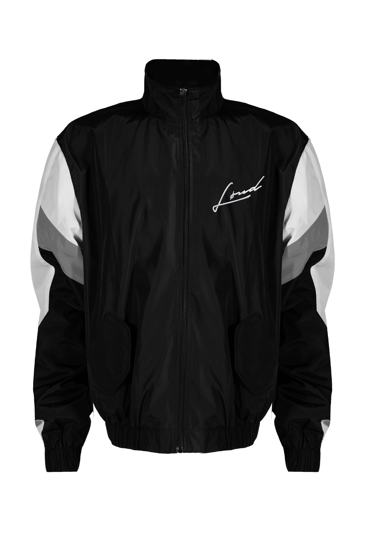 Loud Shell Suit - Grey and White - Live Look Loud