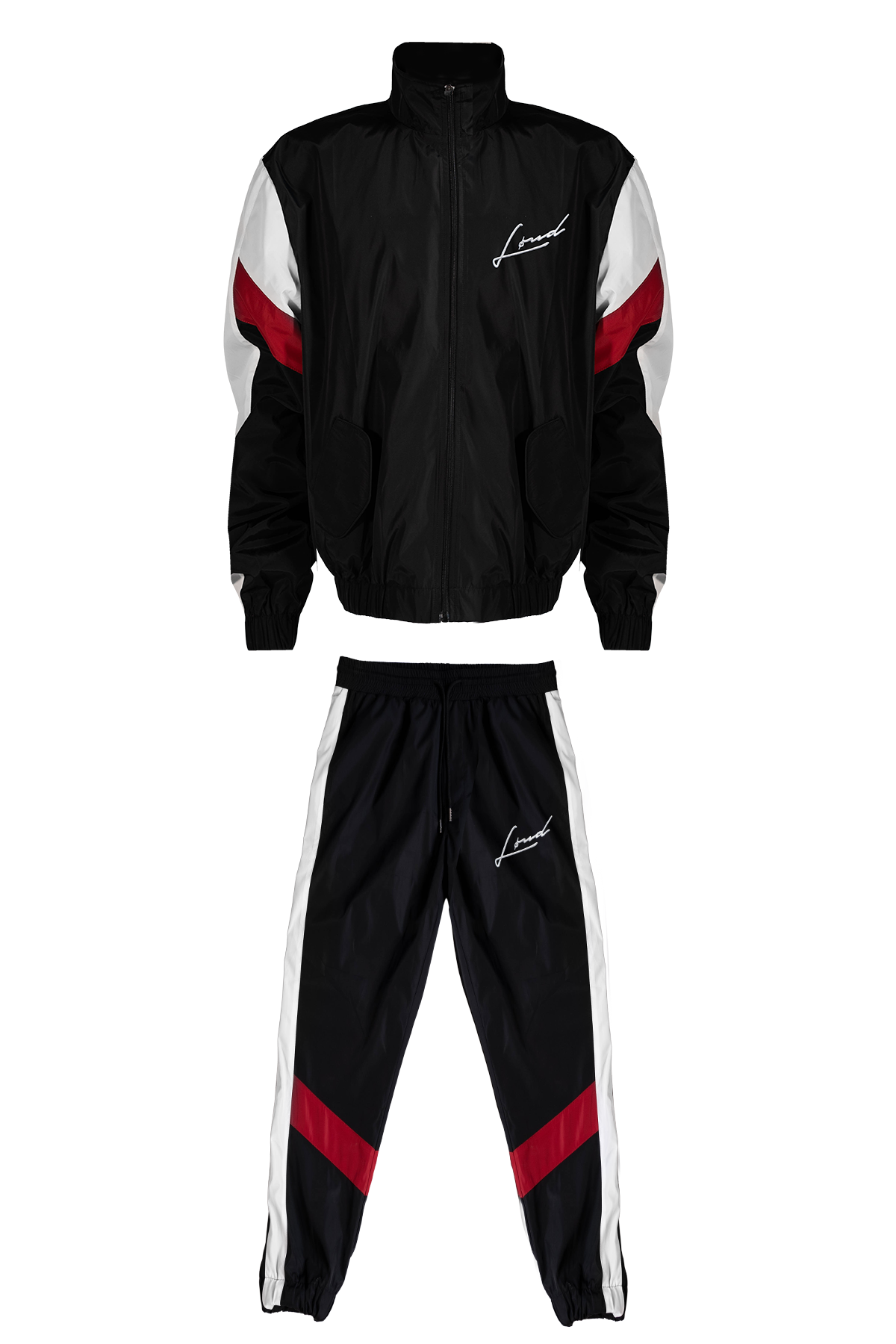 Loud Shell Suit - Red, White and Red - Live Look Loud