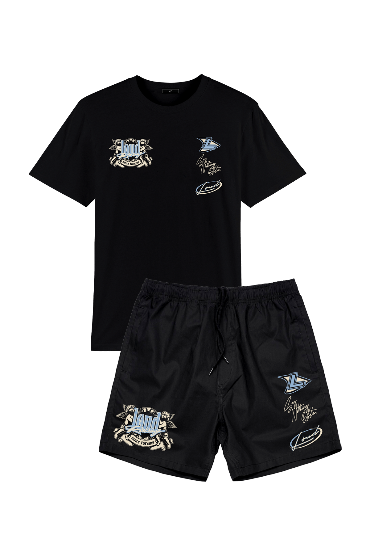 LOUD Racer T-Shirt & Shorts Set