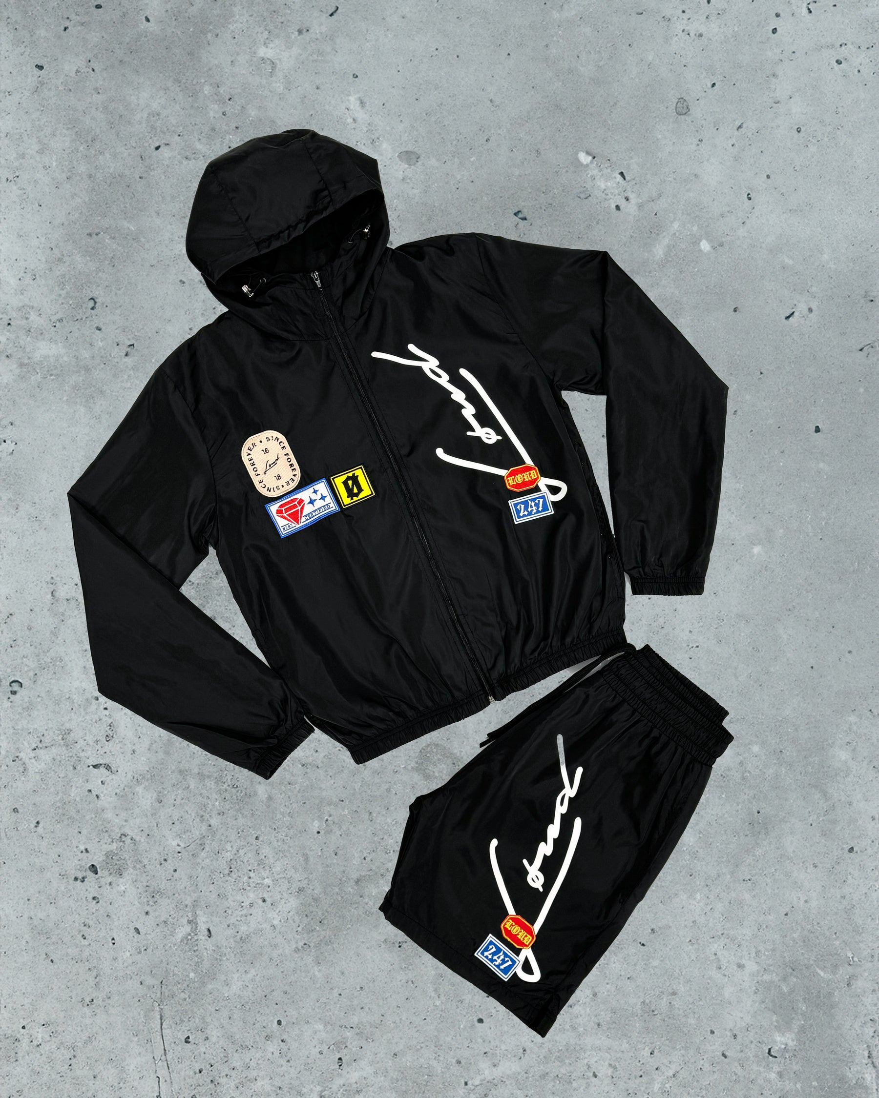 Loud Badge Windbreaker Co-Ord Jacket