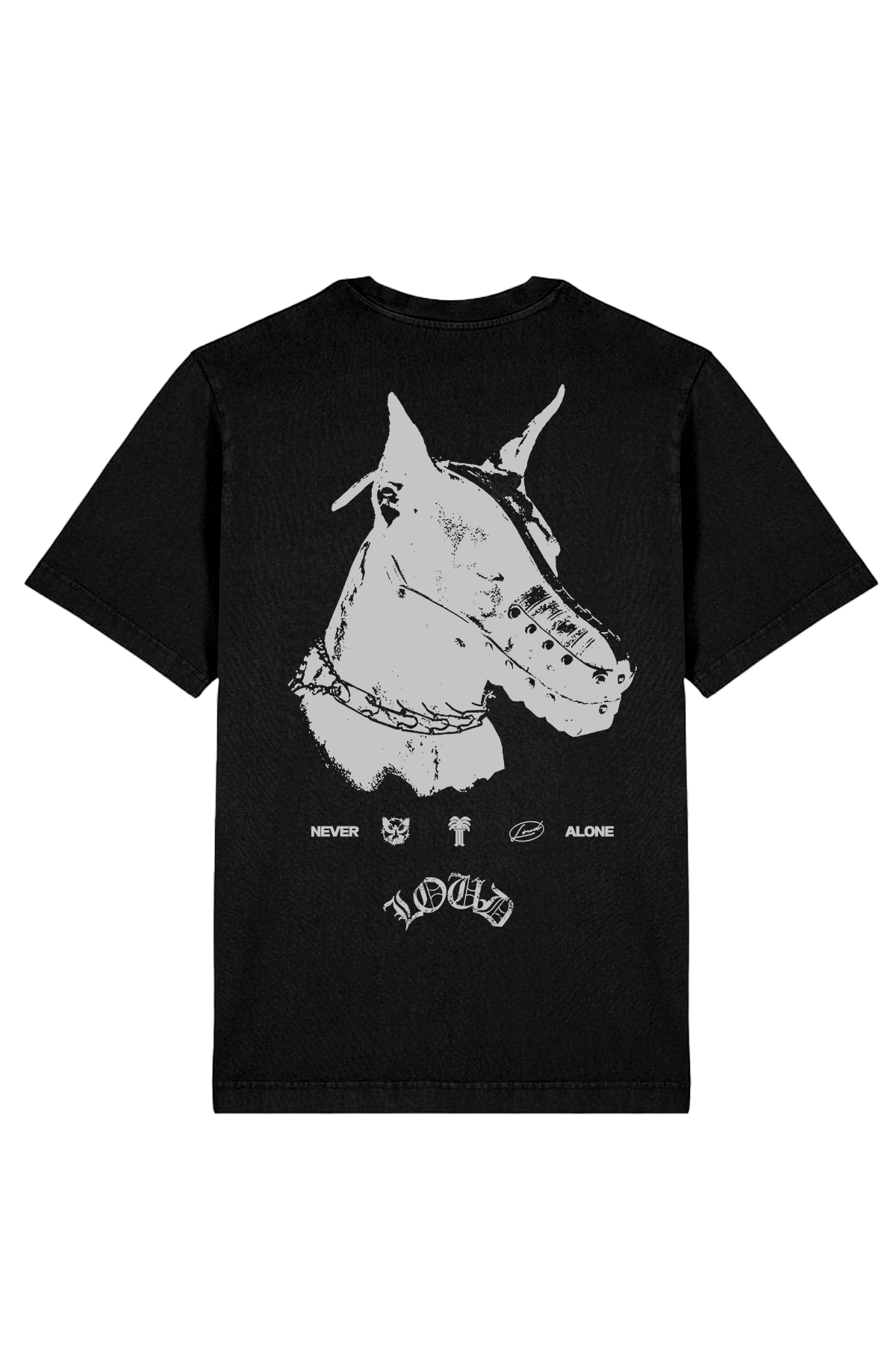 Loud Doberman Black T-Shirt