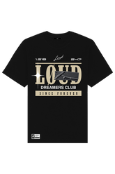 LOUD Dreamer Club Beige Print T-Shirt