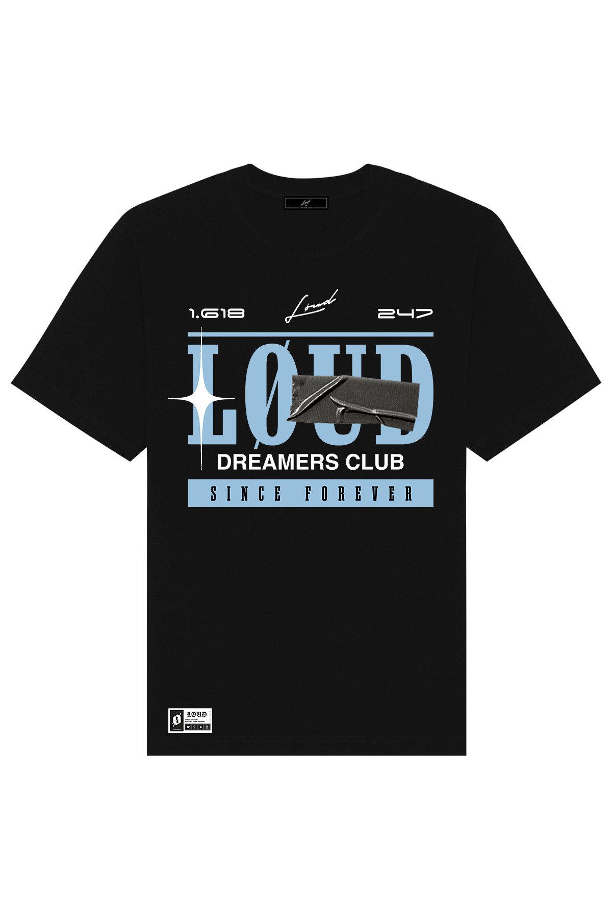 LOUD Dreamer Club Blue Print T-Shirt