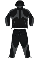 LOUD Oxford Stealth Tracksuit - Black and Grey