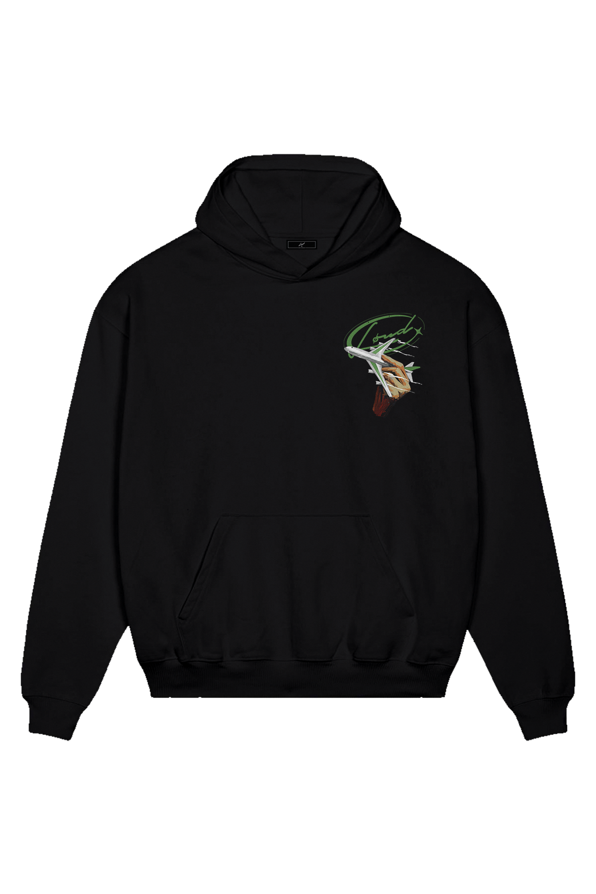 Loud Paper Plane Heavyweight Black Hoodie