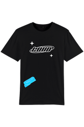 Loud Logo Blue Tape - Black T-Shirt