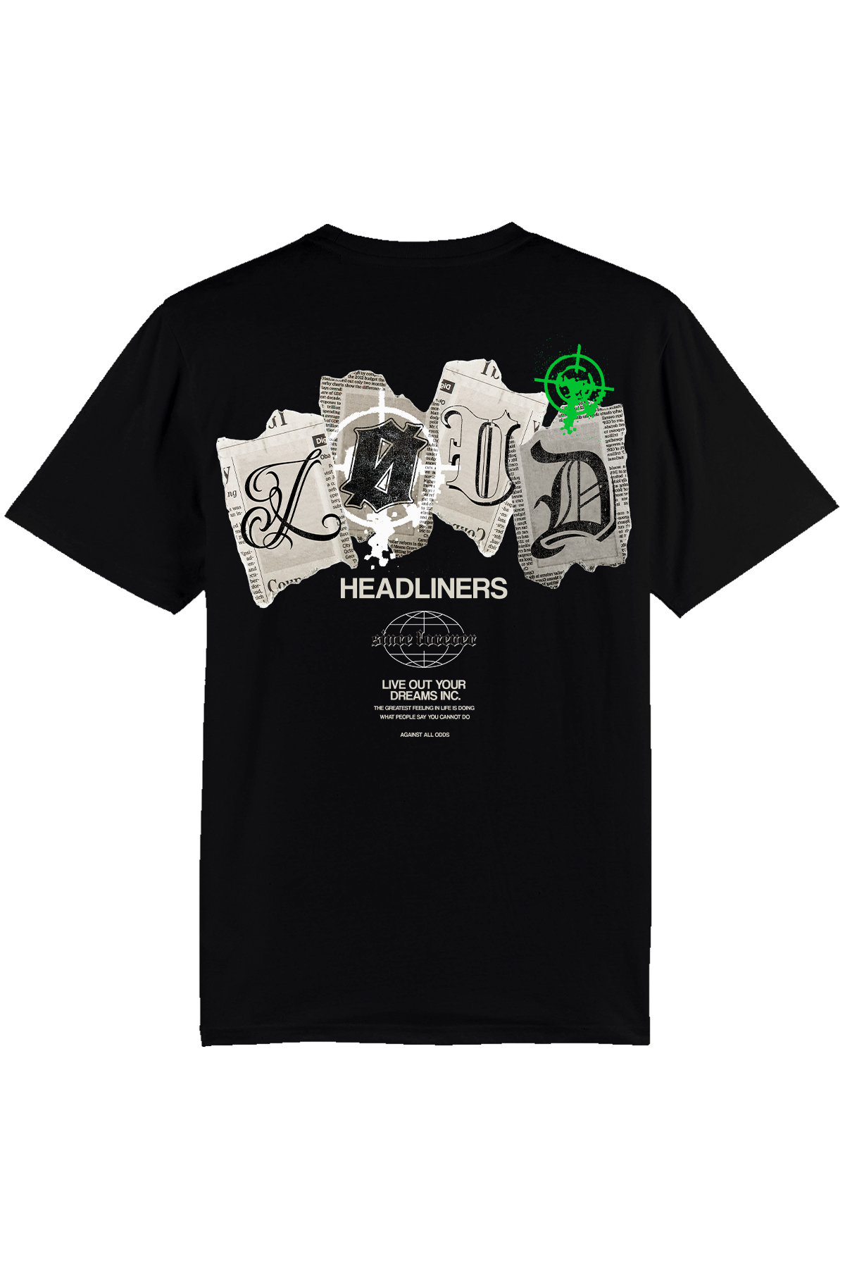 Loud Headliners T-Shirt Black