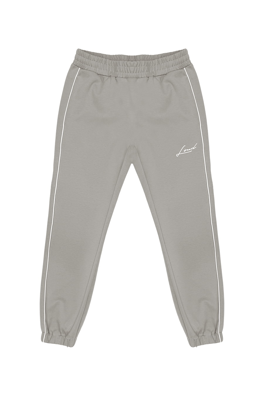 Loud Stone with White Piping Heavyweight Tracksuit Joggers