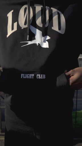 LOUD Flight Club Black Heavyweight Hoodie