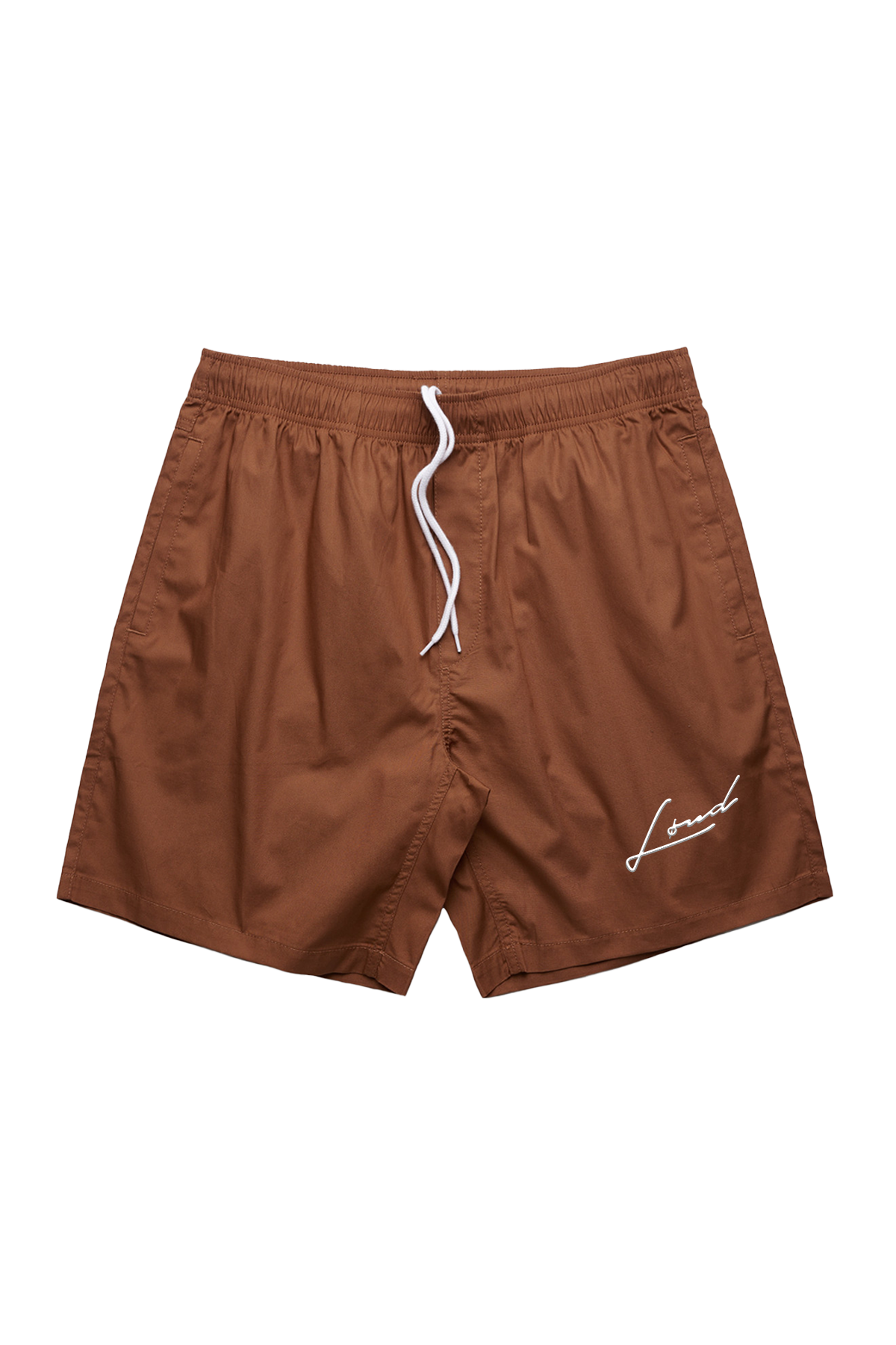 Brown Bucket Hat, T-Shirt and Brown Shorts Set