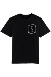 Chenille Logo Black T-Shirt - Live Look Loud
