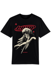 Loud Circle Logo with Parrot - Black T-Shirt - Live Look Loud