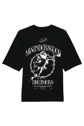 Misunderstood Cherub - Black T-Shirt - Live Look Loud