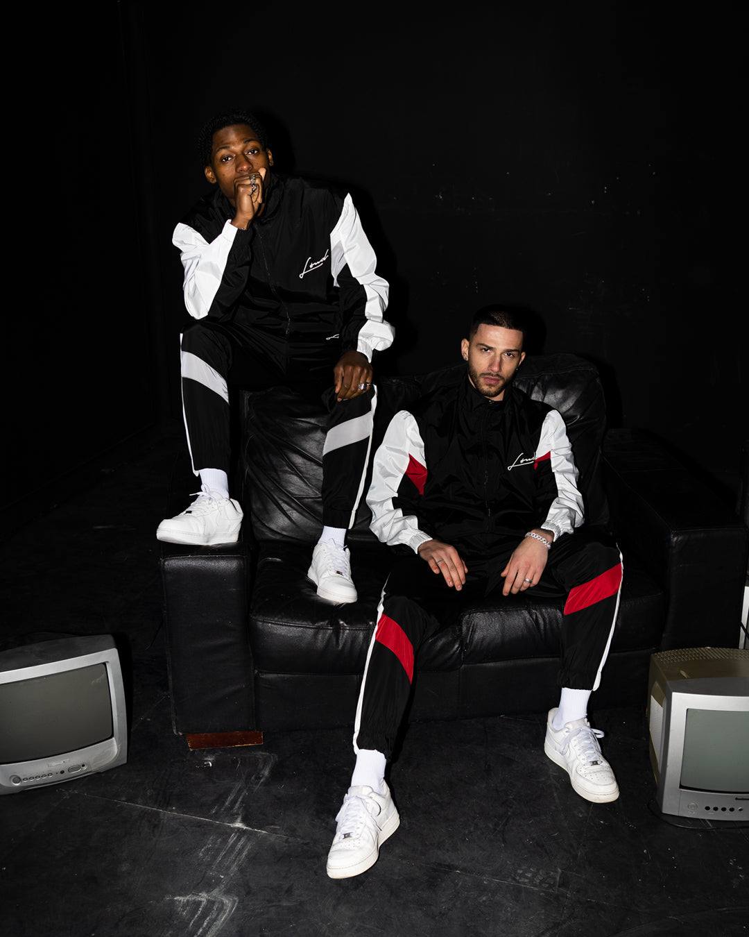 Loud Shell Suit - Grey and White - Live Look Loud