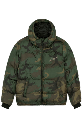 Loud Signature Puffer Jacket - Camo - Live Look Loud