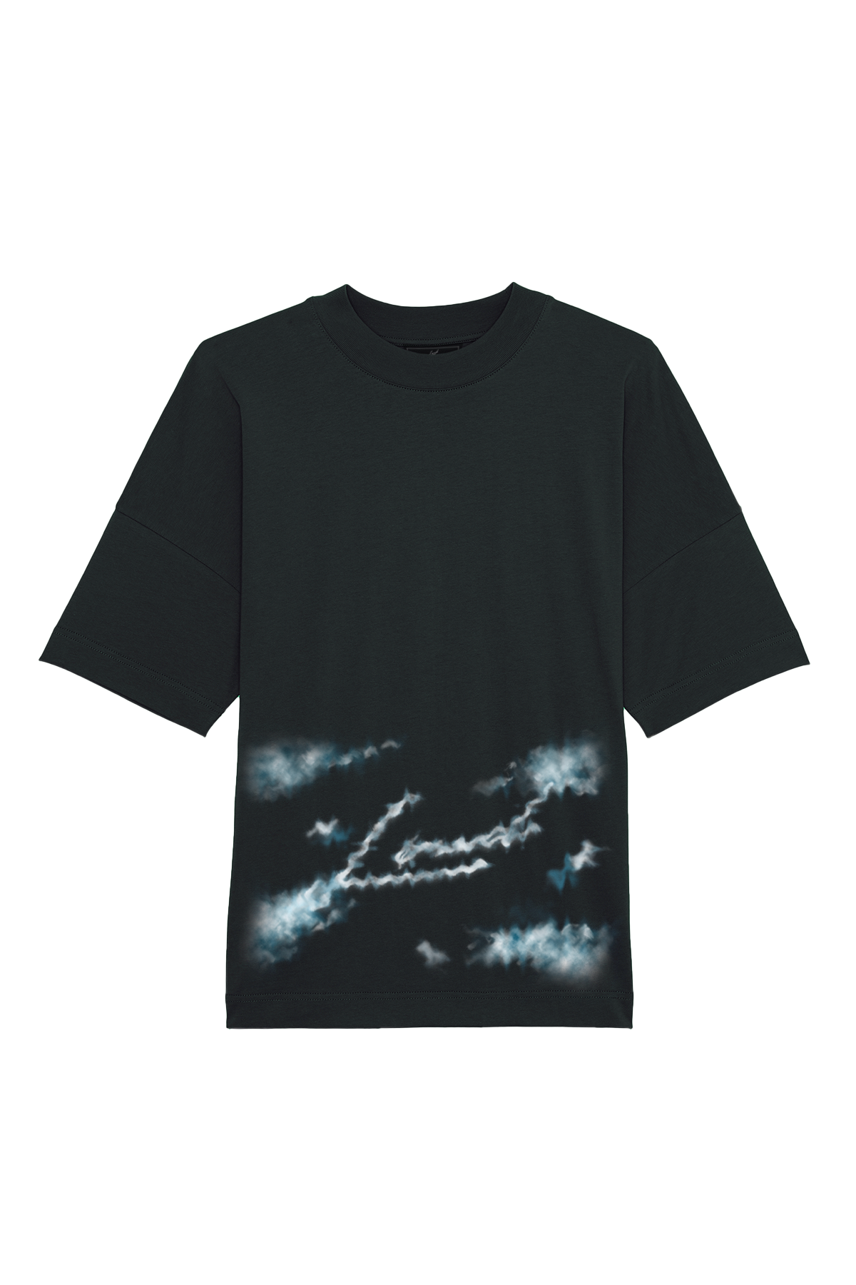 Loud Signature Cloud Logo - Black T-Shirt - Live Look Loud